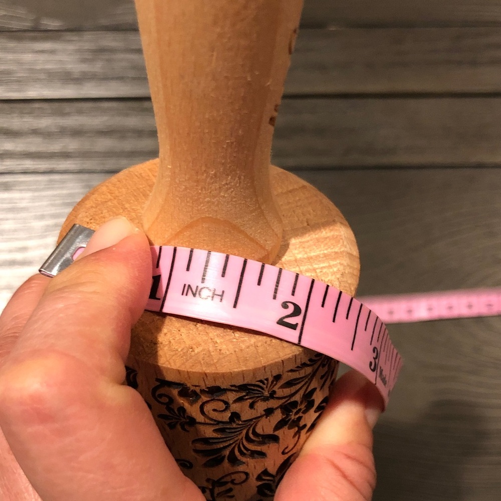 Algis Crafts Embossed Floral Rolling Pin - Picture 11 of 11